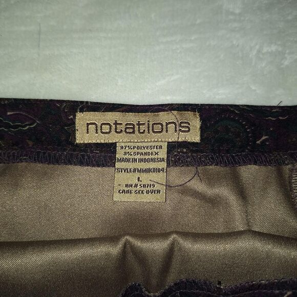 Notations Women's Paisley Western Boho Soft Brushed Midi Skirt - Picture 7 of 8